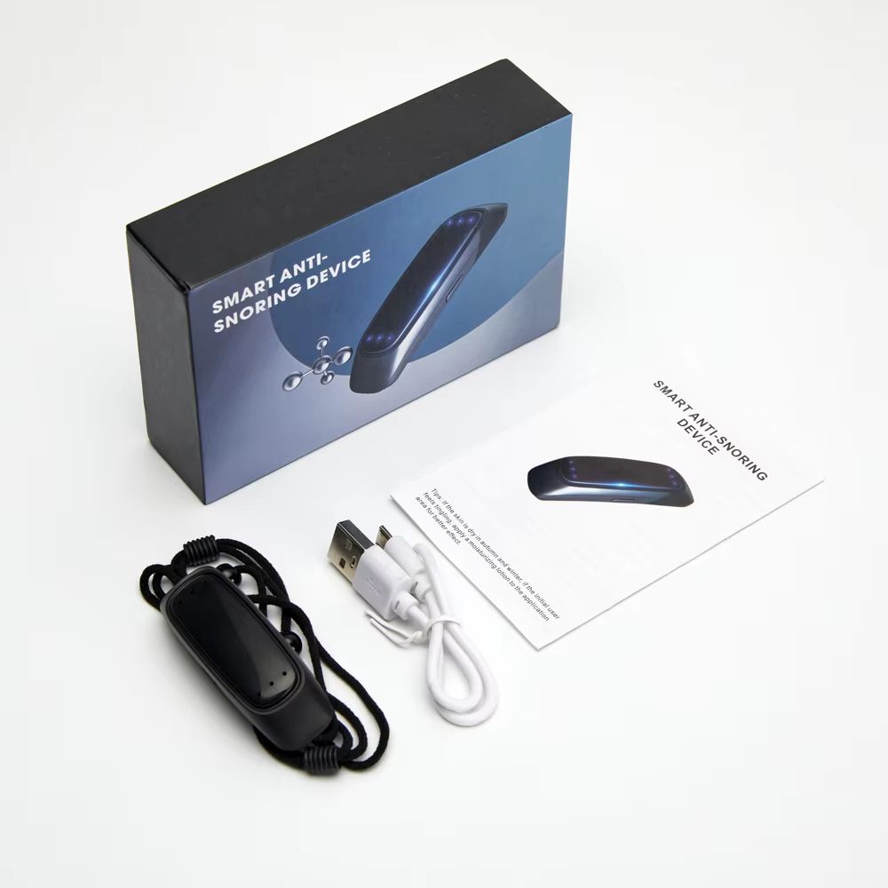 SmartSleep EMS AntiSnoring Device USB Rechargeable Pulse Therapy Snore Stopper For Comfortable Res 6