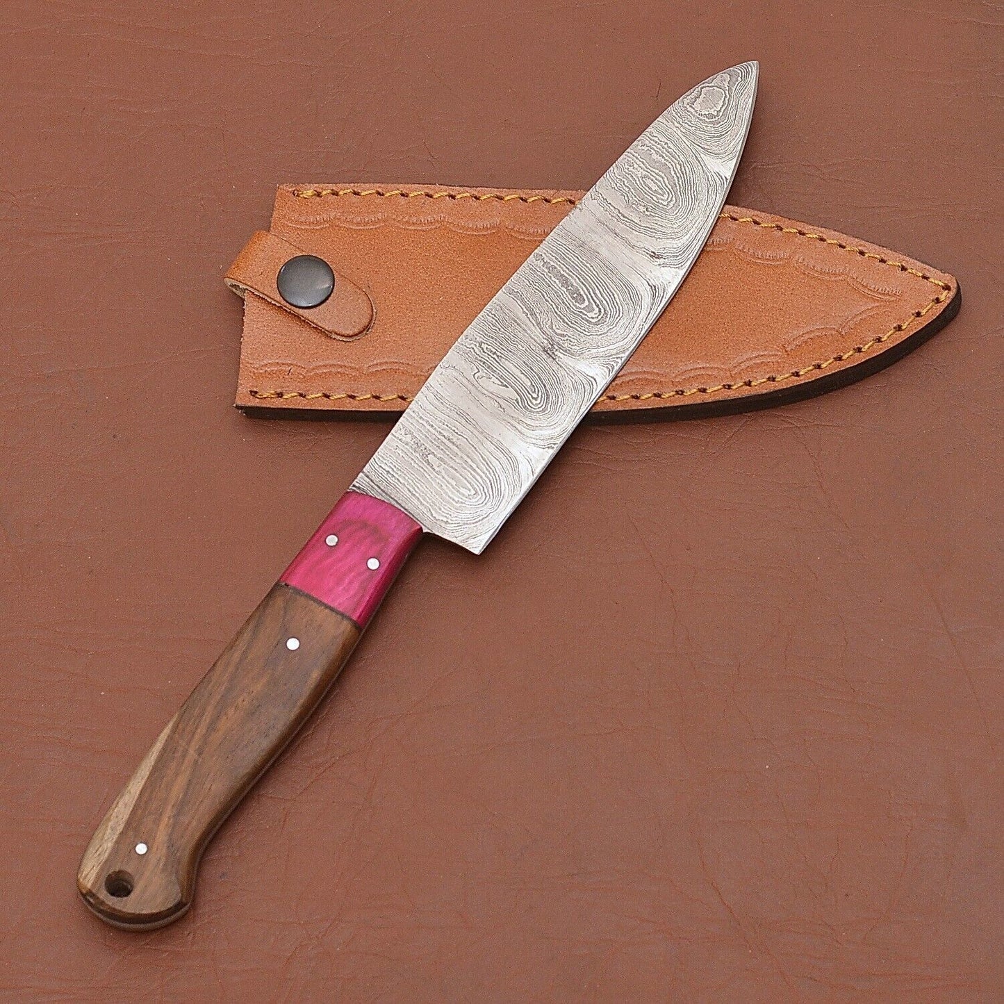 Hand Forged Damascus Steel Knife Professional Chef Kitchen Essential 3