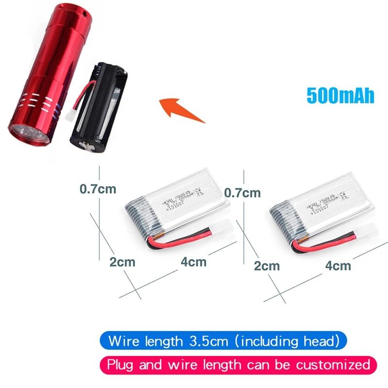 Rechargeable LiPo Battery For RC Airplanes And Remote Control Toys 12