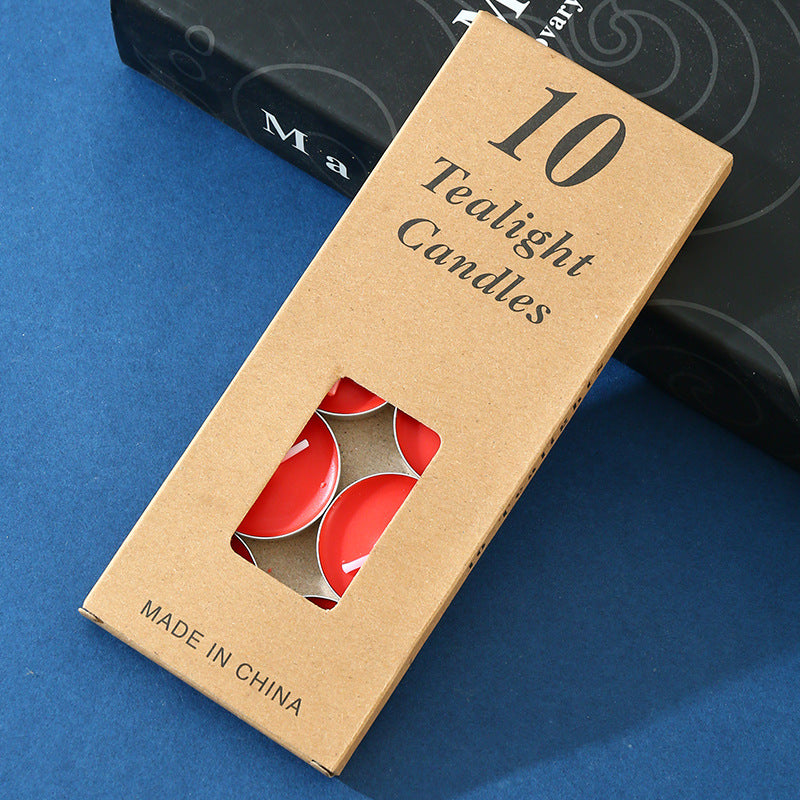 Round Aluminium Tea Candles, Confession Candles, Heat Preservation Small Candles, Smokeless candles