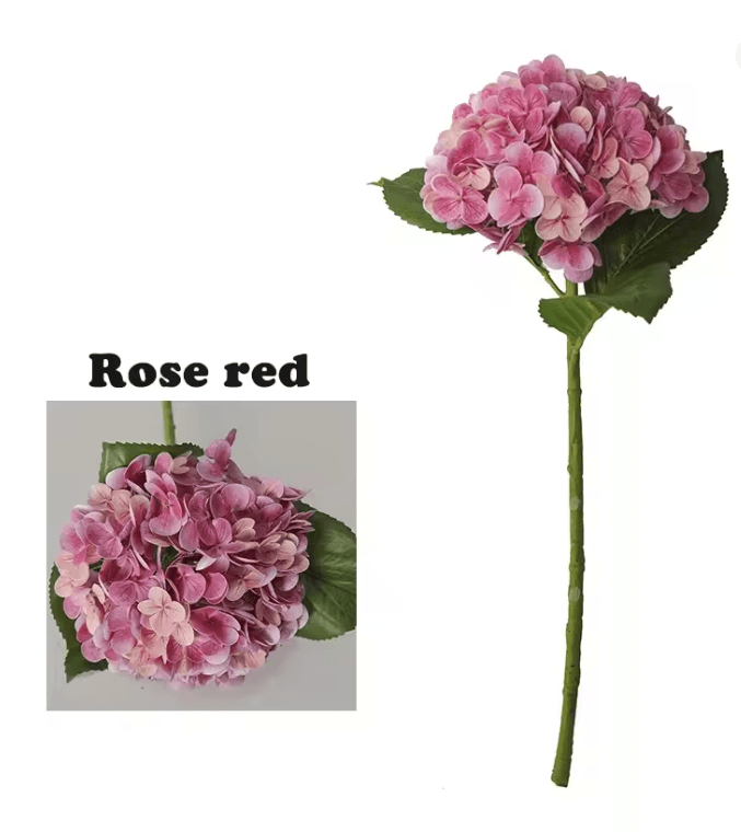 BloomLuxe Real Touch Hydrangea Artificial Flowers 10