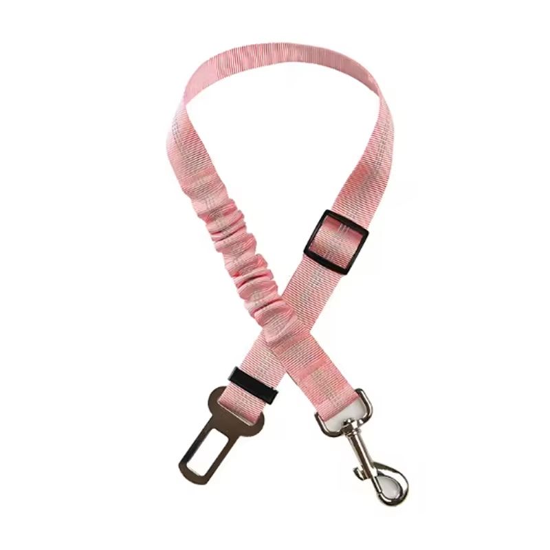 PawGuard Adjustable Dog Car Seat Belt Elastic Safety Leash For Pets With Buffer Shock Absorption 10