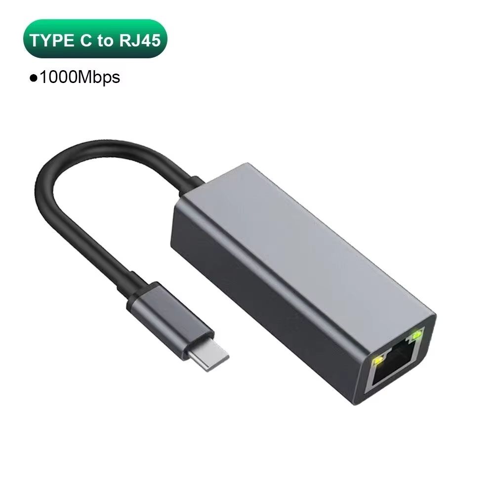 HighSpeed 1000Mbps USB 30 TypeC Ethernet Adapter Reliable Wired Network Connection For Laptops Ma 9