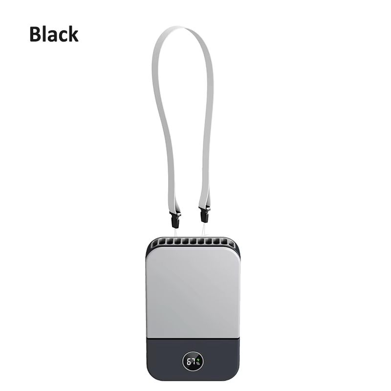Portable Waist And Neck Fan 3Speed Bladeless Outdoor Cooling Fan With 2000mAh Rechargeable Battery 7