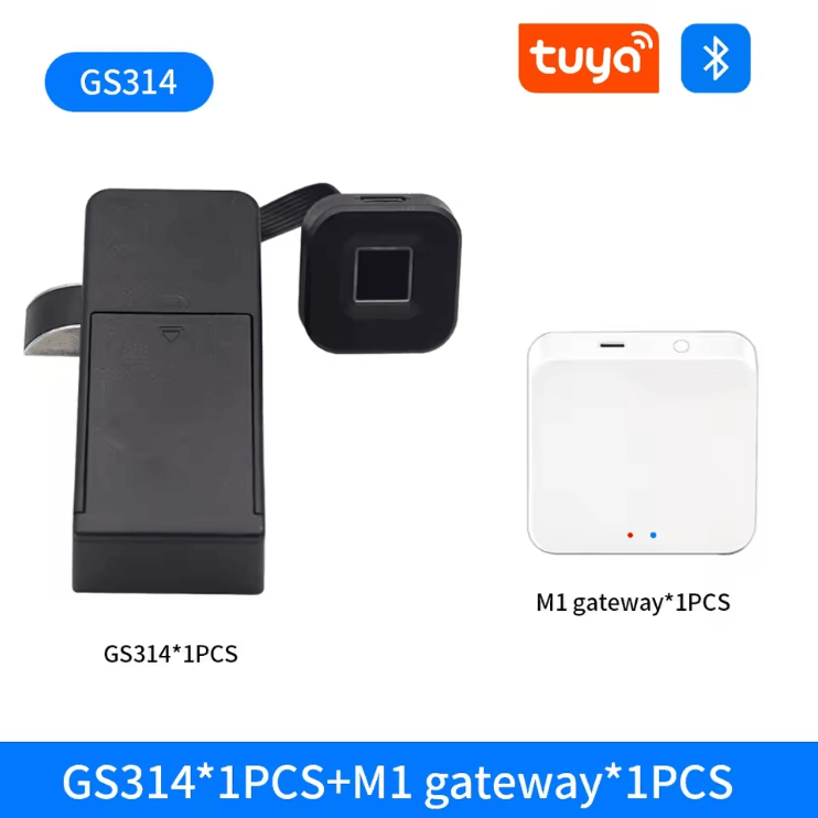 Tuya Smart Fingerprint Cabinet Lock Keyless Security Drawer And Furniture Lock 7