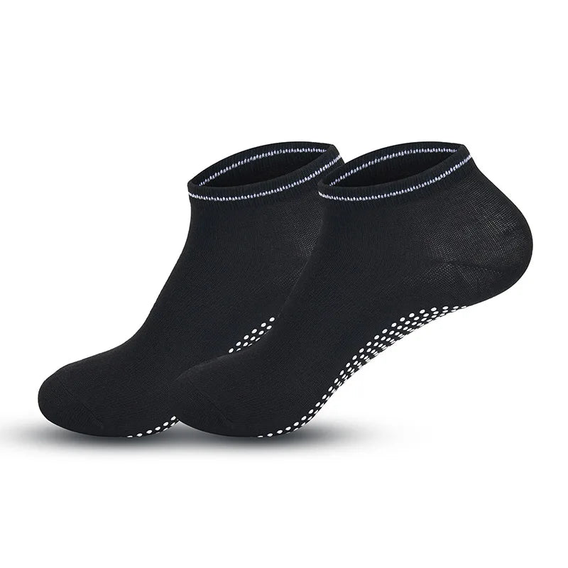 Breathable Cotton Women AntiSlip Yoga Socks Elastic Sports Trampoline Socks For Boys Girls Women 12