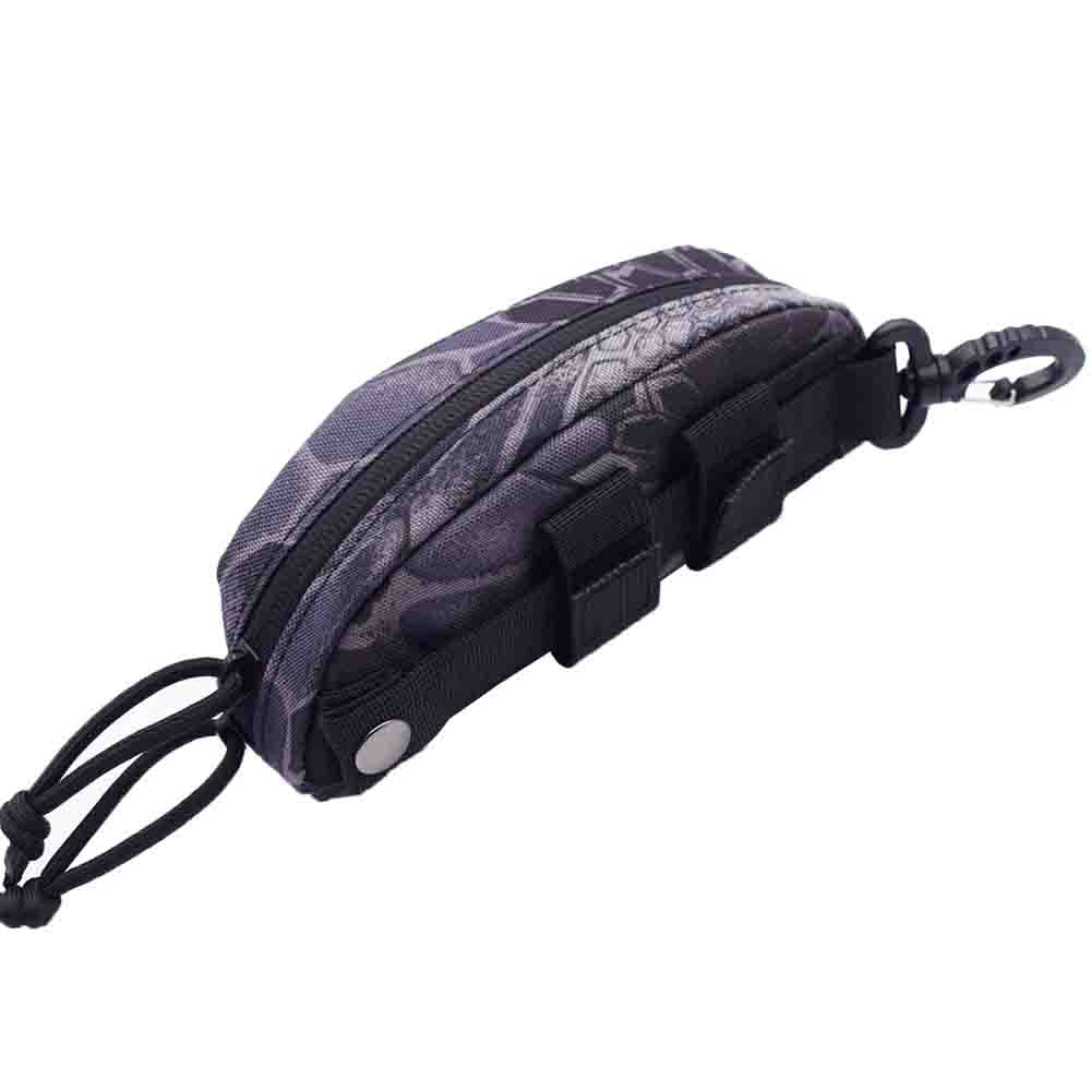 Hard Case Tactical Pouch, Fashion Glasses Pouch, Outdoor Portable Eyewear Protector, Shockproof Dustproof Case for Glass