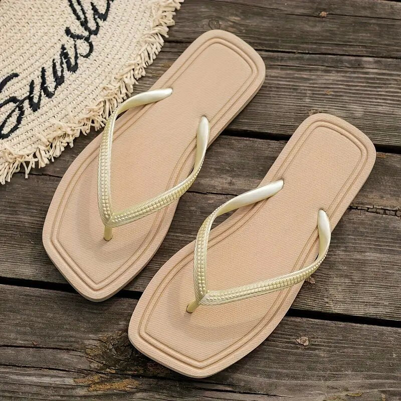 Lightweight Summer Women Flip Flops Casual Simple Design Slippers Outdoor Garden Shoes For Daily W 6