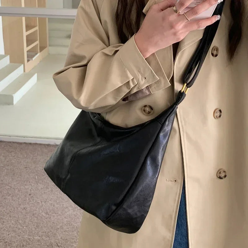 Cowhide Women Shoulder Bag, Fashion Luxury Ladies Messenger Bags, High Quality Female Tote Bag, Women Handbag