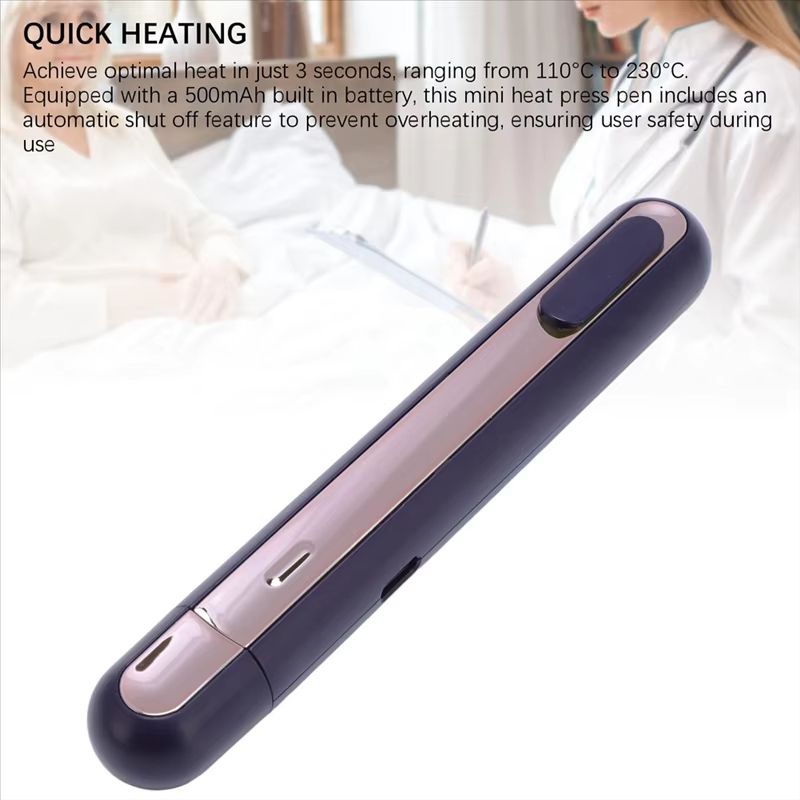 AT63 Mini Heat Press Pen 3Second Fast Heating Tool For DIY Crafts Bag Sealing Personalized Cards 6