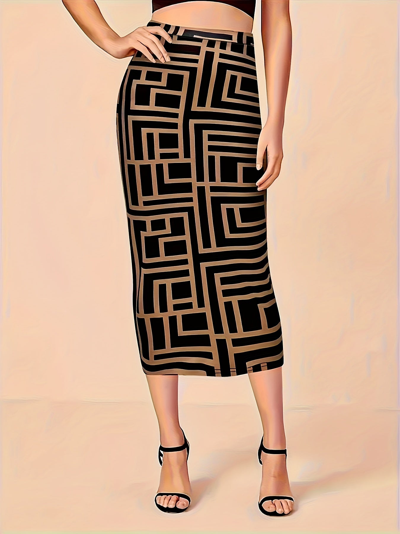 Plus Size Skirt, Women's Fashion, Spring Summer New, Wind Slit Design, Half Body Skirt, Temperament Style