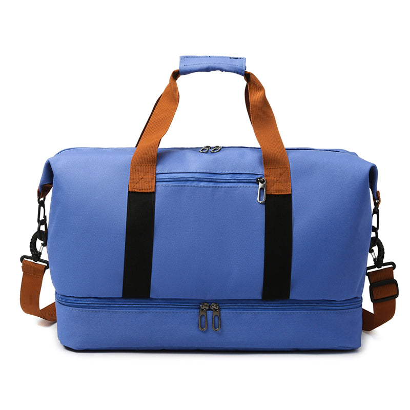 Lightweight Gym Bag Largecapacity Portable Travel Bag Independent Shoe Compartment Shoulder Messeng