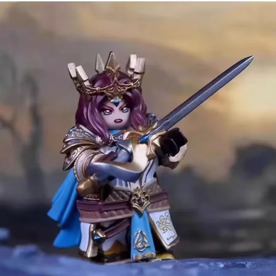 GP201 Lich King Medieval Knights Building Block Set Round Table Anime Action Figure Collection 9