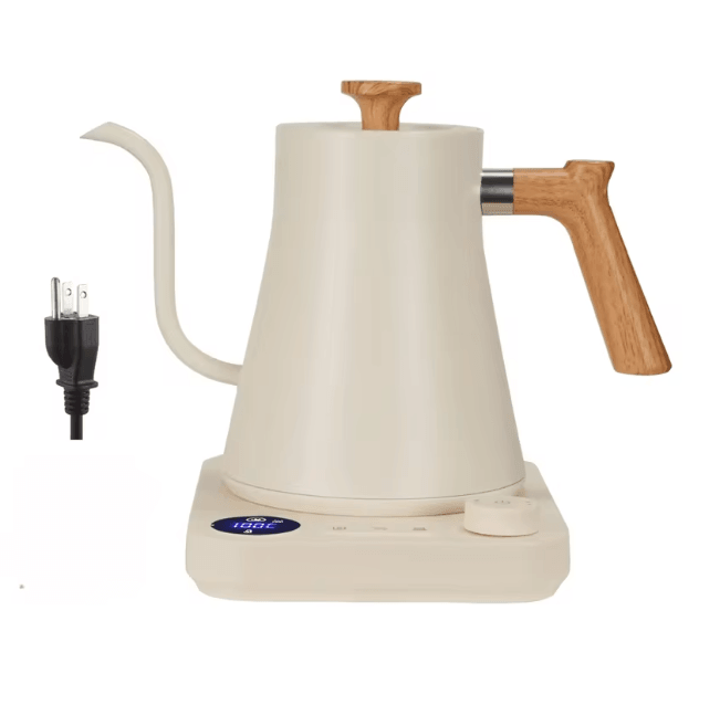 SmartPour Electric Gooseneck Kettle With Temperature Control And Rapid Heating For Coffee And Tea L 4