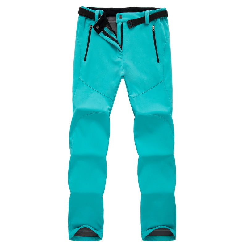Womens Thermal Softshell Pants Waterproof Fleece Lined For Hiking Skiing Snowboard And Outdoor Trek