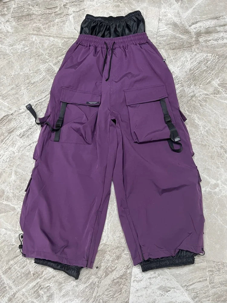 Waterproof Thermal Snow Pants Oversized Fit For Men And Women Breathable Ski Pants Winter Snowboard 7