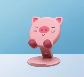 Cute Resin Animal Desk Stand Mobile Phone Holder Tablets Cat Dog Ornament For IPad Smartphone Home 7