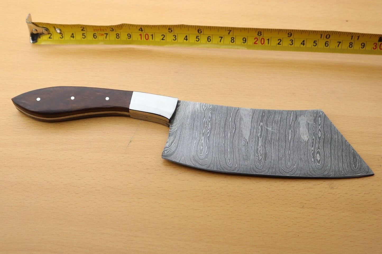 Custom Handmade Damascus Steel Camping Knife Outdoor Chef Knife 3