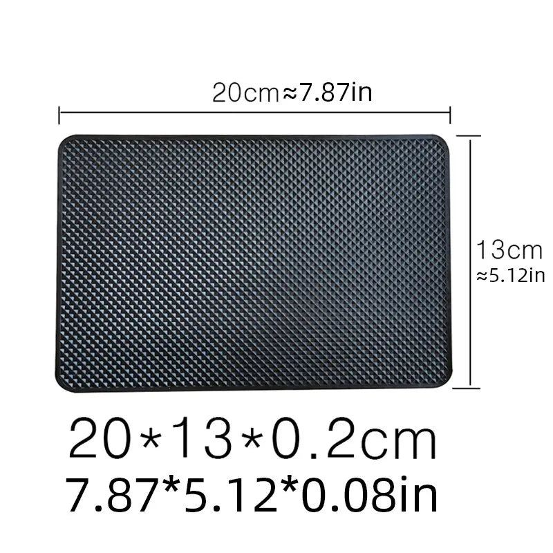 Heat Resistant Car Dashboard Mat Non Slip Sticky Pad Phone Sunglasses Holder Car Interior Styling 4