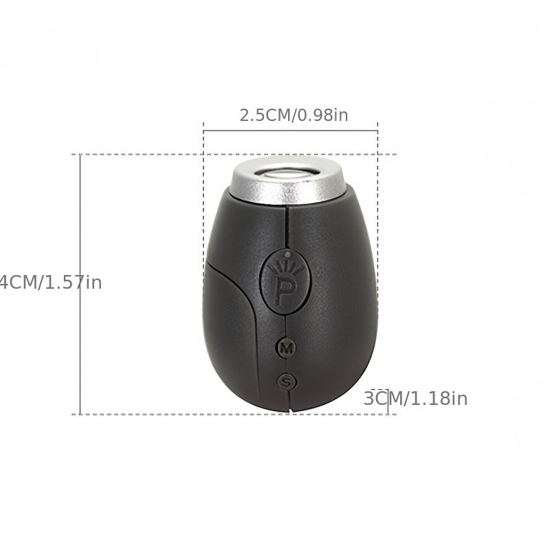 Portable Mini Digital Clock Keychain LED Display Alarm Oval Plastic Clock For Travel And Business 3