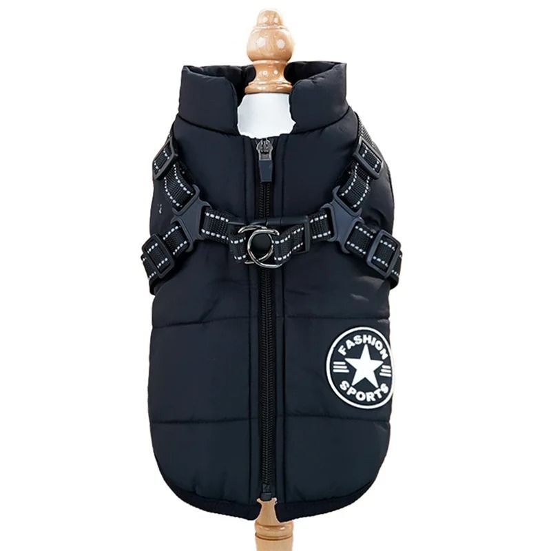 Waterproof Winter Dog Jacket With BuiltIn Harness 10