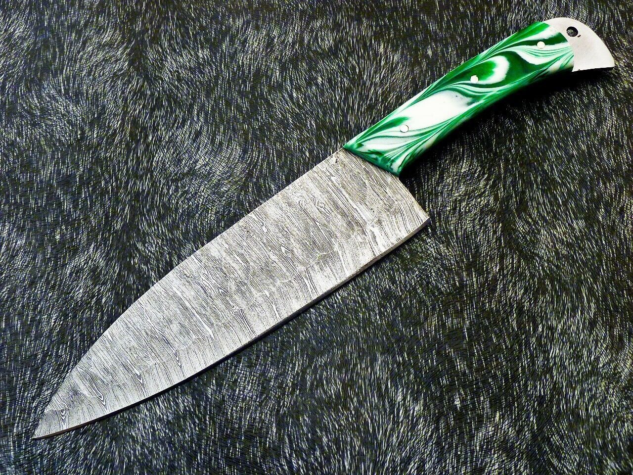 Professional Chef Knife Custom Forged Damascus Blade Full Tang Handmade Kitchen Knife 3