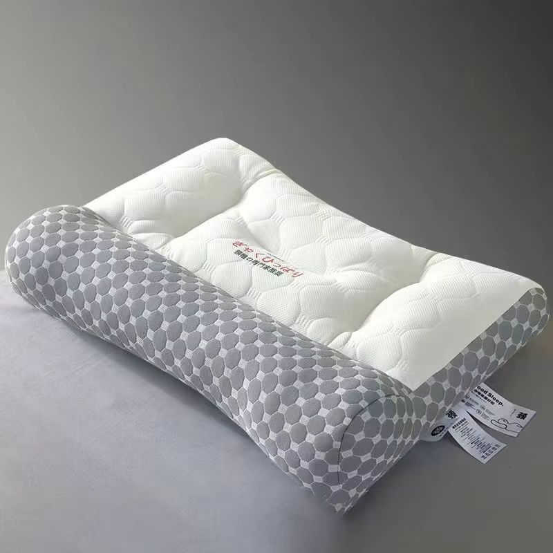 ErgoLatex Cervical Support Pillow Orthopedic Neck Pillow For Deep Sleep Cervical Spine Alignment 8