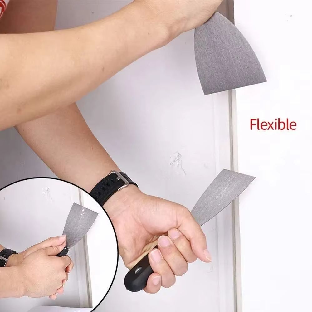 ProFlex 7Piece Carbon Steel Putty Knife Scraper Set SoftGrip Handle Kit With Storage Bag 5