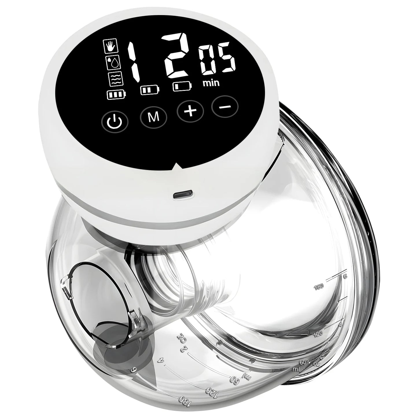 Hands Free Breast Pump, Double Sided Wearable Electric Pump, Painless Fully Automatic Breast Collector for Breastfeeding