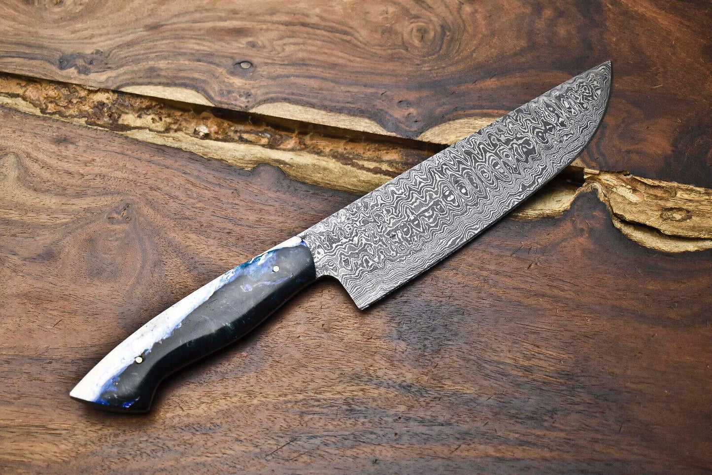 Premium Damascus Steel Fillet Knife Handmade Full Tang Blade For Culinary Experts 3