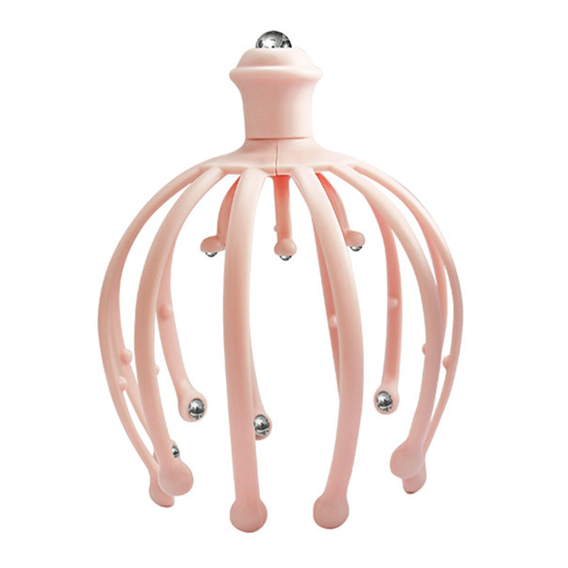 Unisex Detachable 18-Claw Massager, Multifunctional Octopus Head Massager, Stress Relief Deep Relaxation