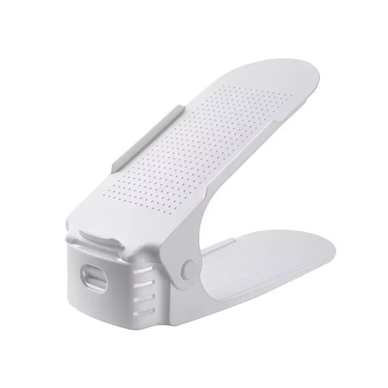 10PCS Adjustable Shoe Stacker Slots Double Deck Space Saver Rack For Closet Organization 11