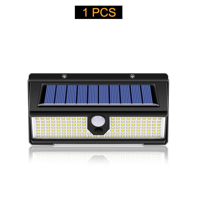 Solar Wall Lamp IP65 Waterproof Outdoor Garden Light With Motion Sensor And 4 Lighting Modes For Ya 7
