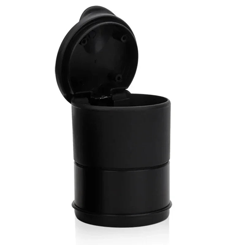 Portable Car LED Ashtray, Auto Interior Accessories, Cigarette Ashtray Holder, Spill Proof Garbage Storage Cup
