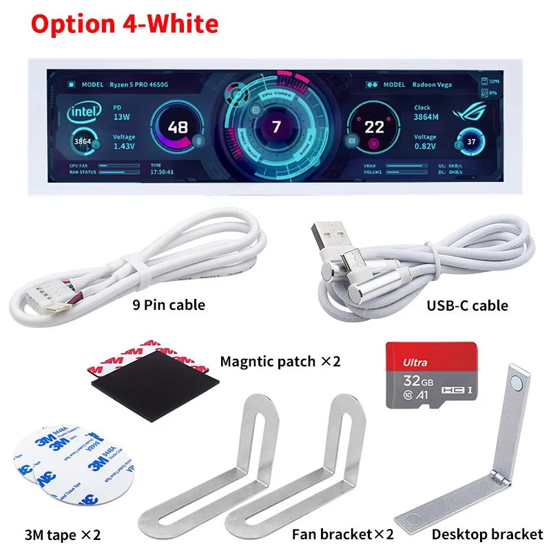 UltraCompact 88 Inch IPS USBC Secondary Smart Display Portable Monitor For Laptop Desktop 9