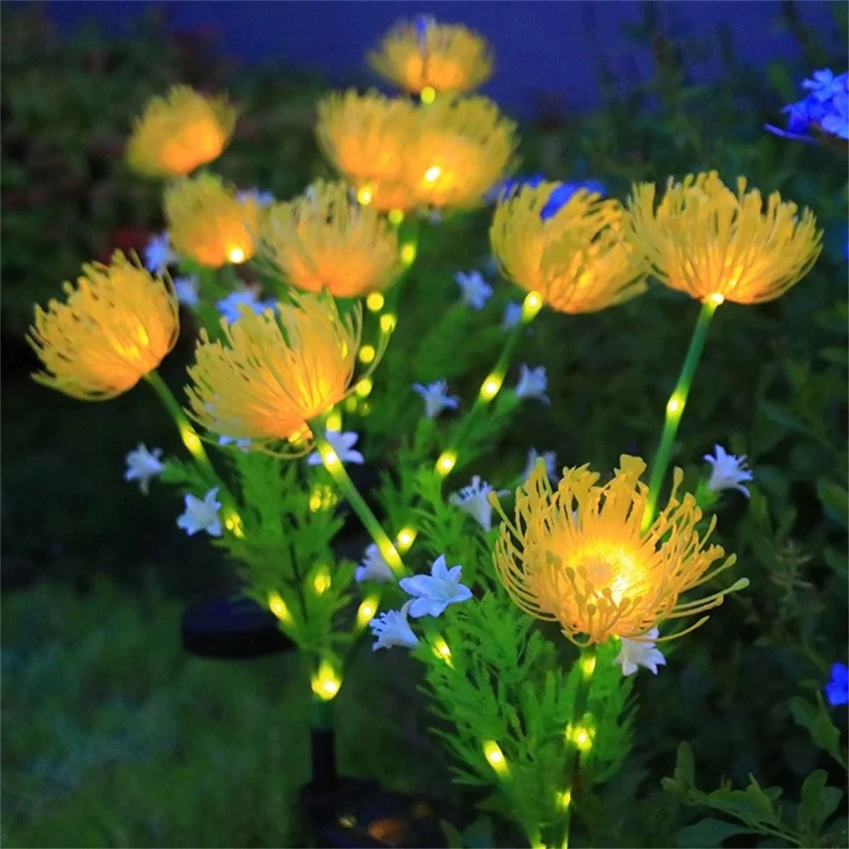 Solar Powered Flower Garden Light For Outdoor Decoration 5