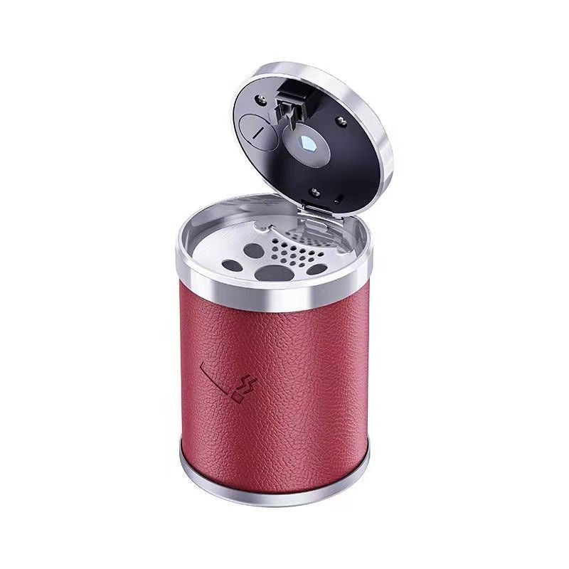 Portable LED Car Ashtray Smoke Ashes Holder For Mercedes Benz Compatible With A Class C Class E Cla 7