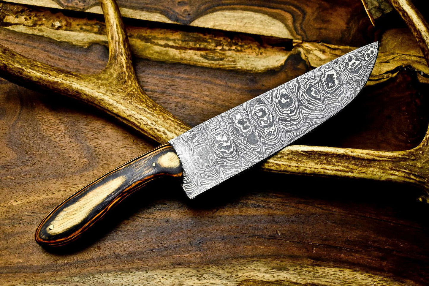 Hand Forged 12 Damascus Steel Chef Knife Professional Kitchen Full Tang Knife 3
