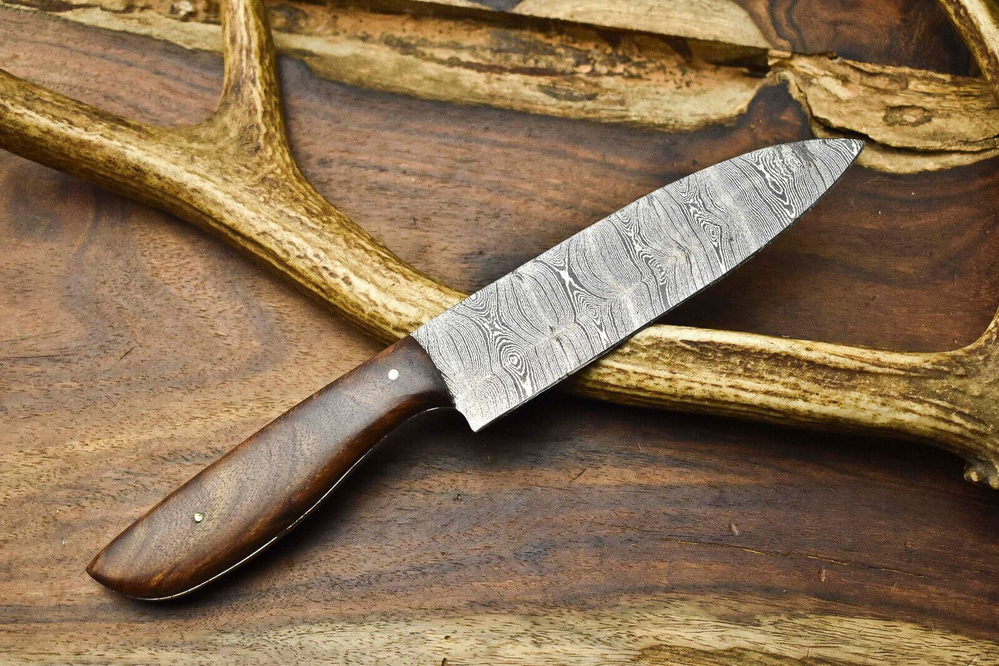 Custom 12 Damascus Steel Kitchen Chef Knife Hand Forged Full Tang Blade 2