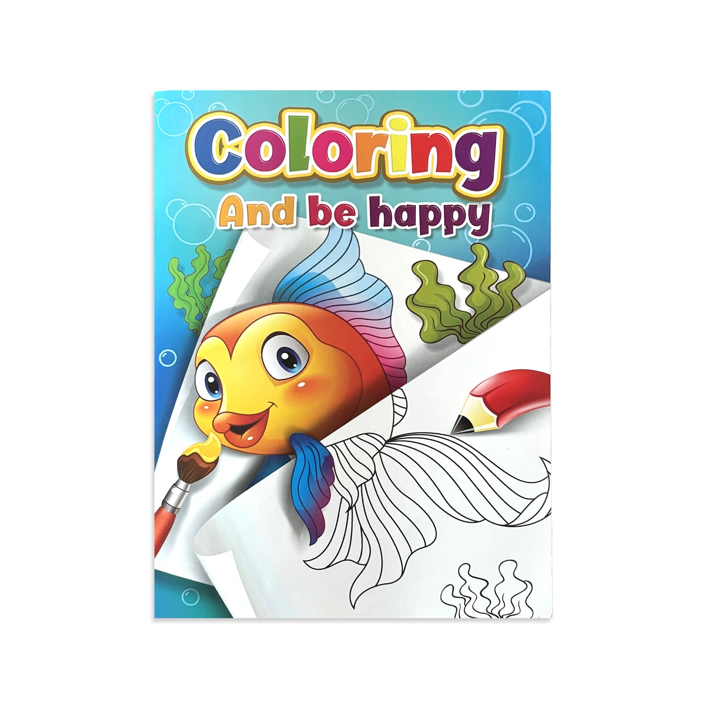 Spark Creativity, with the Sea Themed Kids Coloring Book, Coloring And be happy
