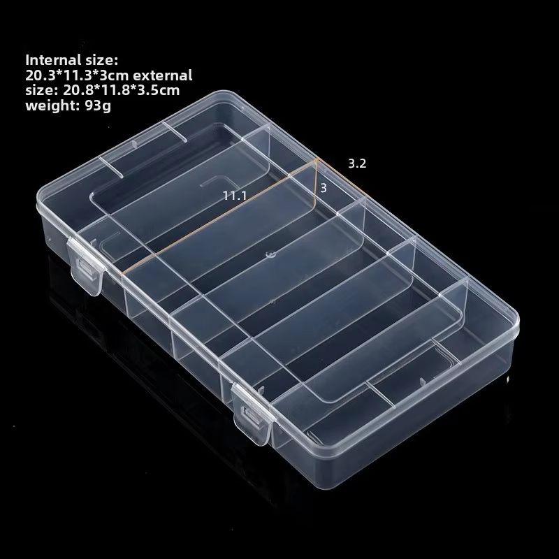 ClearView TechOrganiser Box Transparent DustProof Cable Accessory Storage Case 9