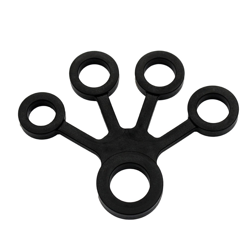 Antistress Finger Grip Silicone Ring Exerciser 3 Levels Fitness Resistance Band Finger Sensory Hand 6