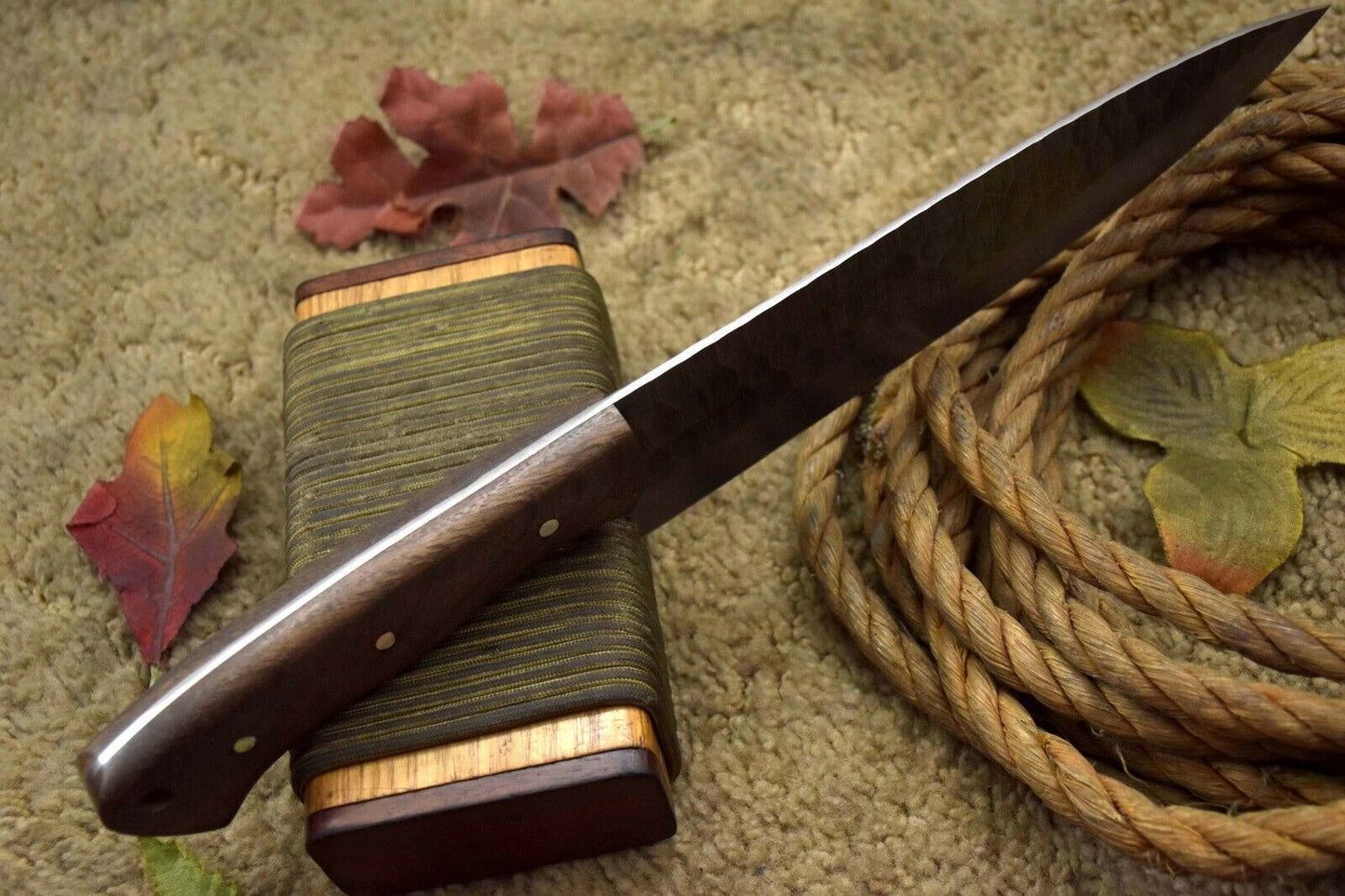 Luxury 13 Inch Damascus Steel Kitchen Knife Handmade Chef Knife For Professionals 3