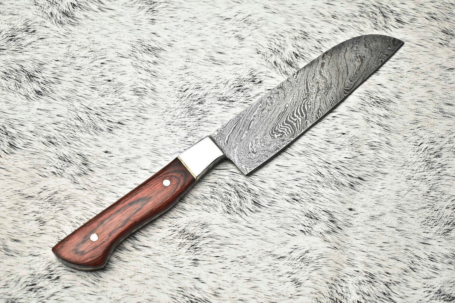 Handmade Damascus Steel Kitchen Chef Knife Razor Sharp Full Tang Blade 3