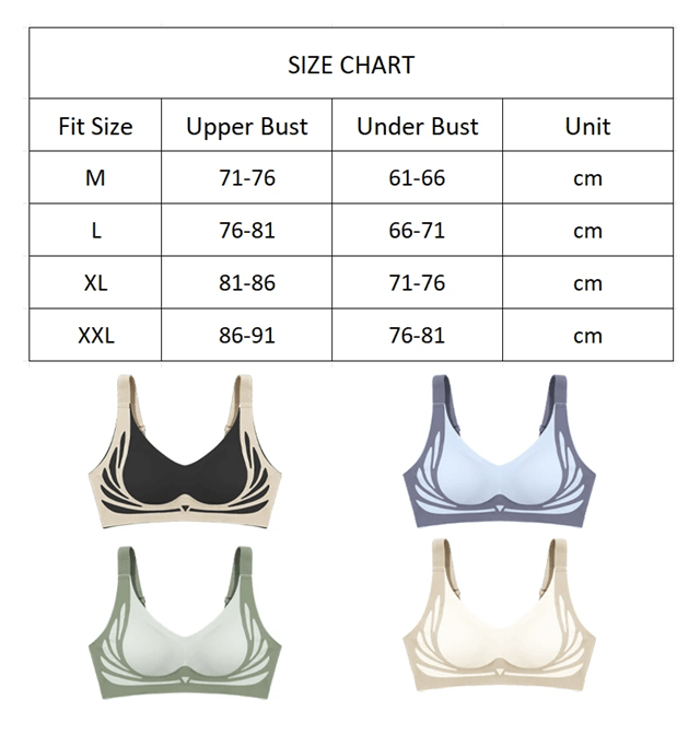 ComfortLift Seamless Full Cup Push Up Bra For Plus Size Women 9