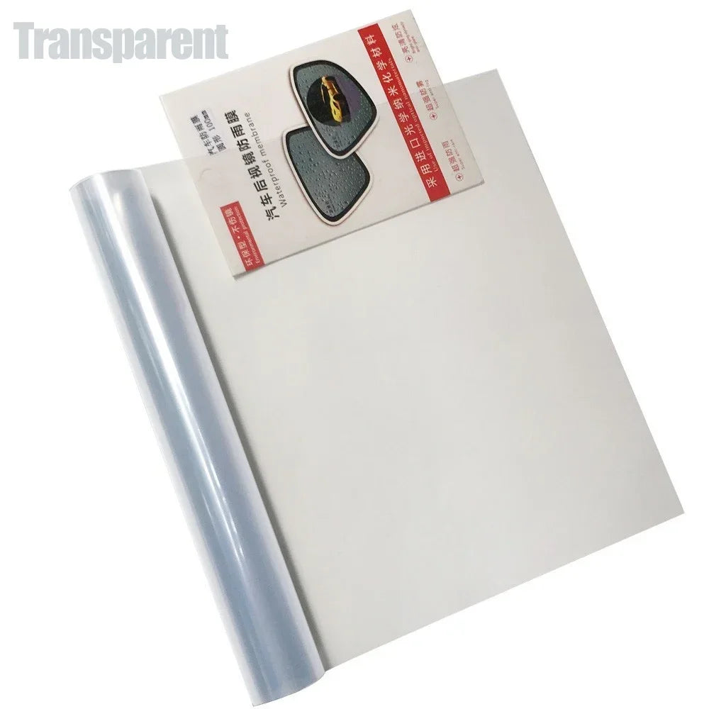 Smoke Black Headlight Taillight Vinyl Wrap Transparent Film Car Sticker Light Tint Foil Lamp Cover 9