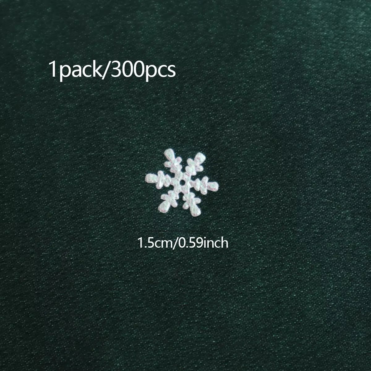 Christmas Snowflake Confetti 300pcs Decorative Paper Flakes For Holiday Parties Events 4