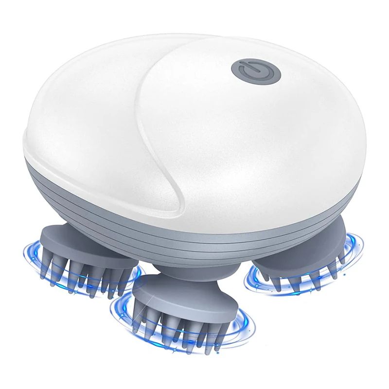 Rechargeable Electric Scalp And Body Massager With Vibration For Deep Relaxation 8