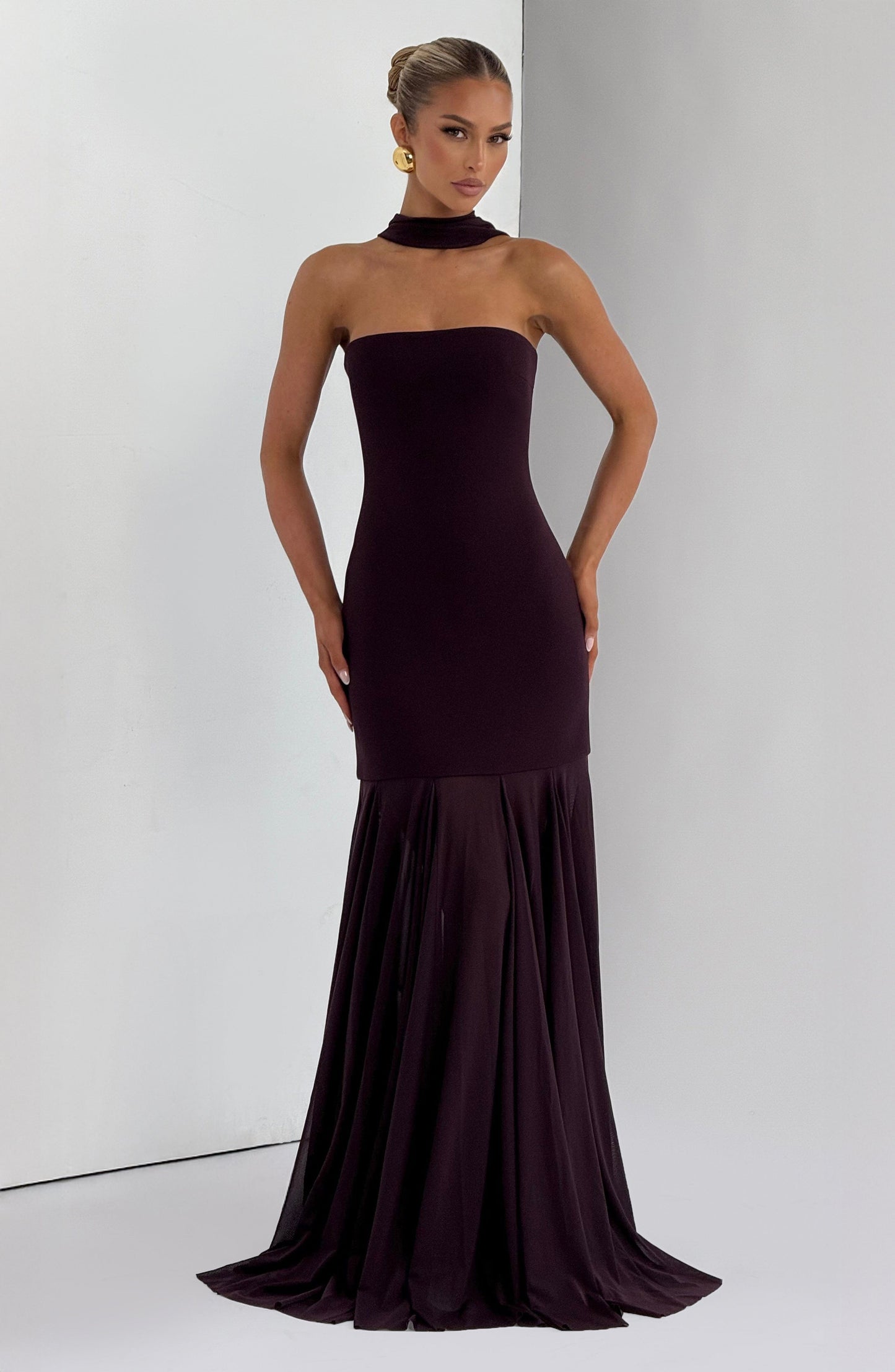 Merritt Gown Plum