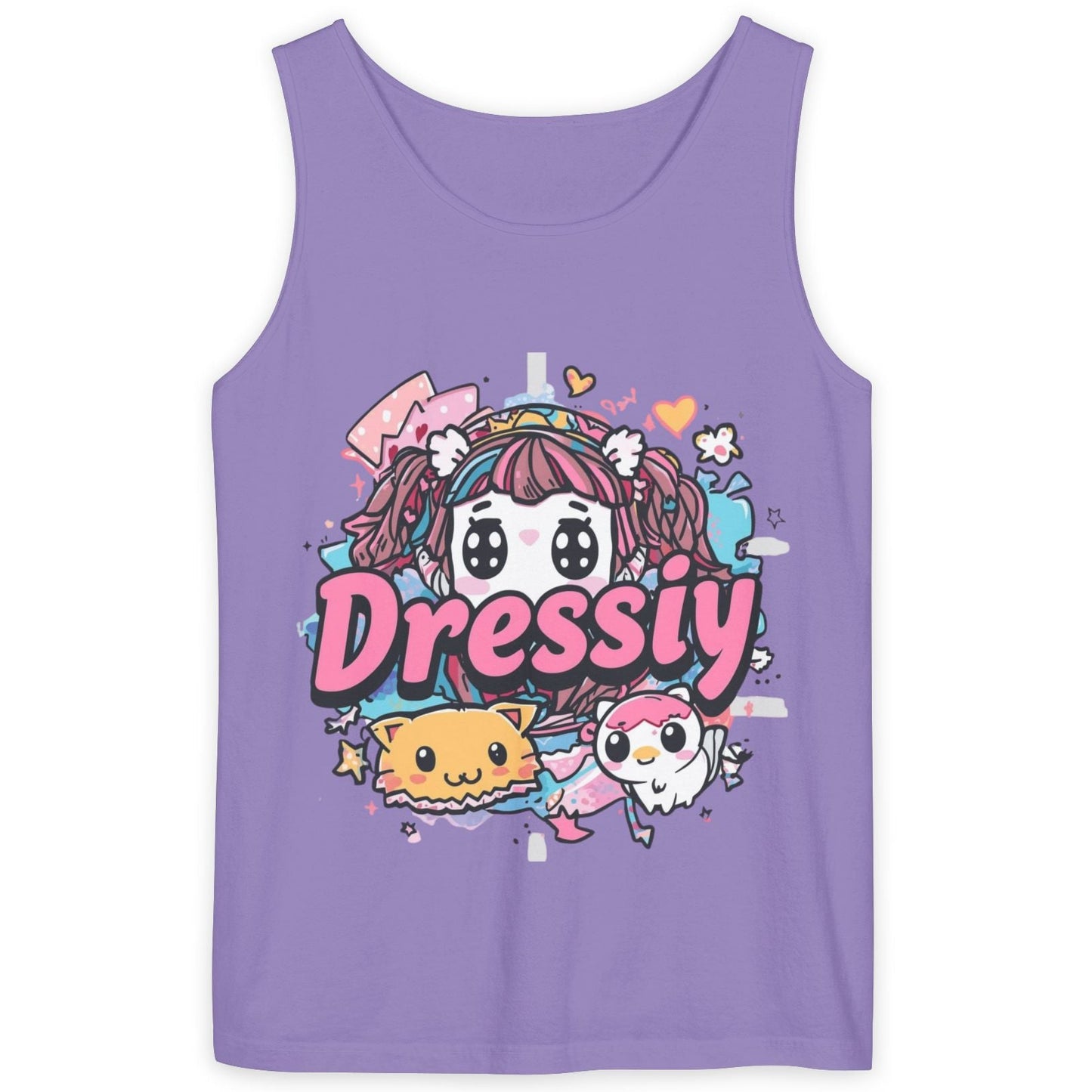 Kawaii Anime Girl Graphic Tank Top Vest